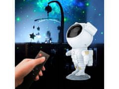 TopKing Hviezdny projektor Astronaut s diaľkovým ovládaním