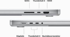 Apple MacBook Pro 16, M3 Max - 14-core/36GB/1TB/30-core GPU (MRW73CZ/A), strieborná