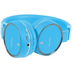 AV:link PBH-10 bezdrôtové Bluetooth SD slúchadlá, modrá