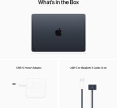 Apple MacBook Air 13, M2 8-core, 8GB, 256GB, 8-core GPU, temně atramentová (M2, 2022) (MLY33SL/A)